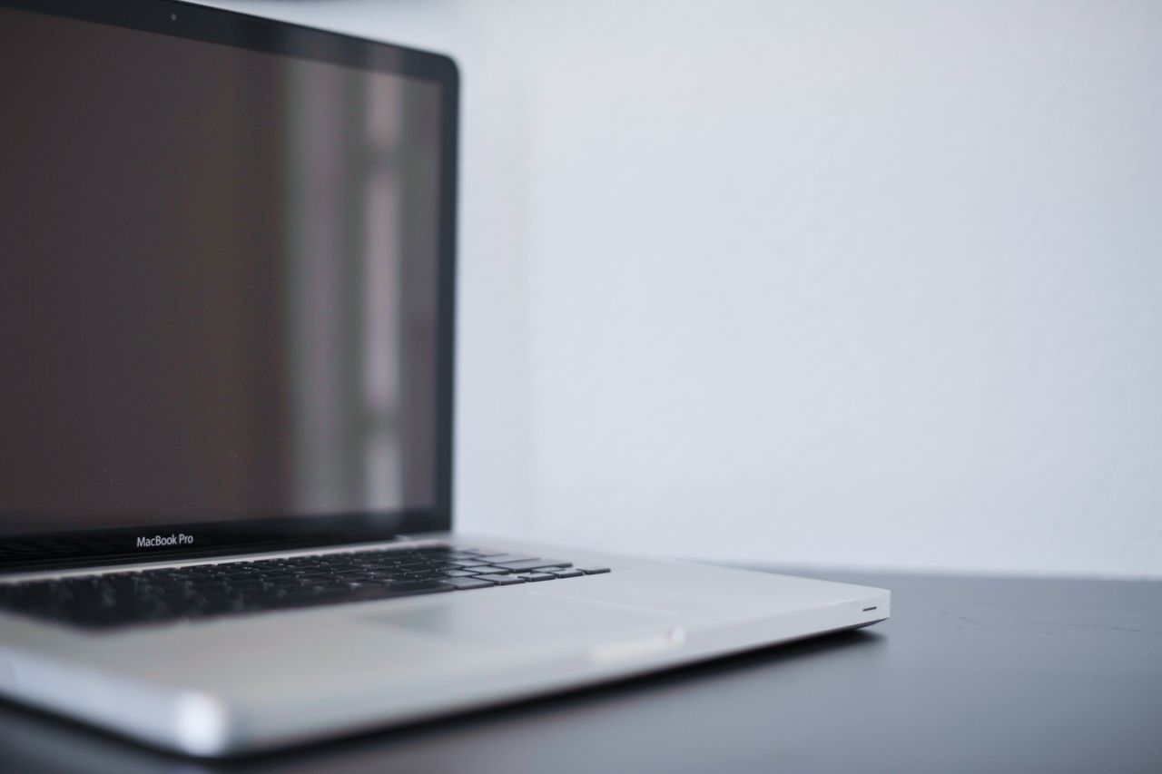 Modern MacBook Pro laptop on a desk