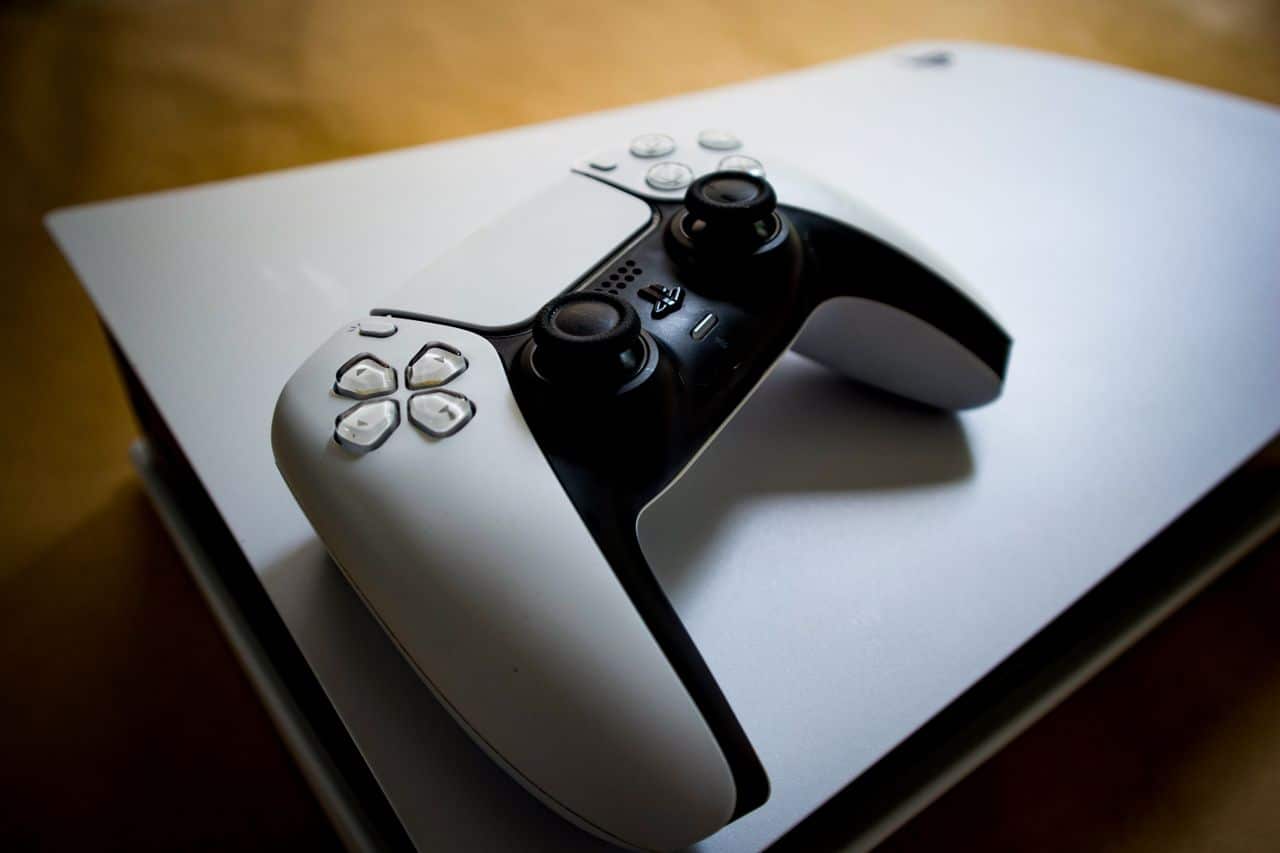 PlayStation 5 console with DualSense controller